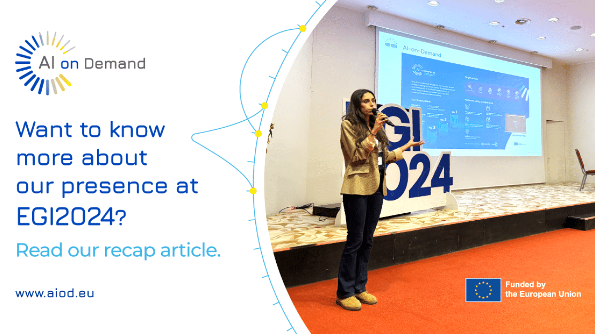AI-on-Demand Platform at EGI 2024: Showcasing Innovation and Collaboration