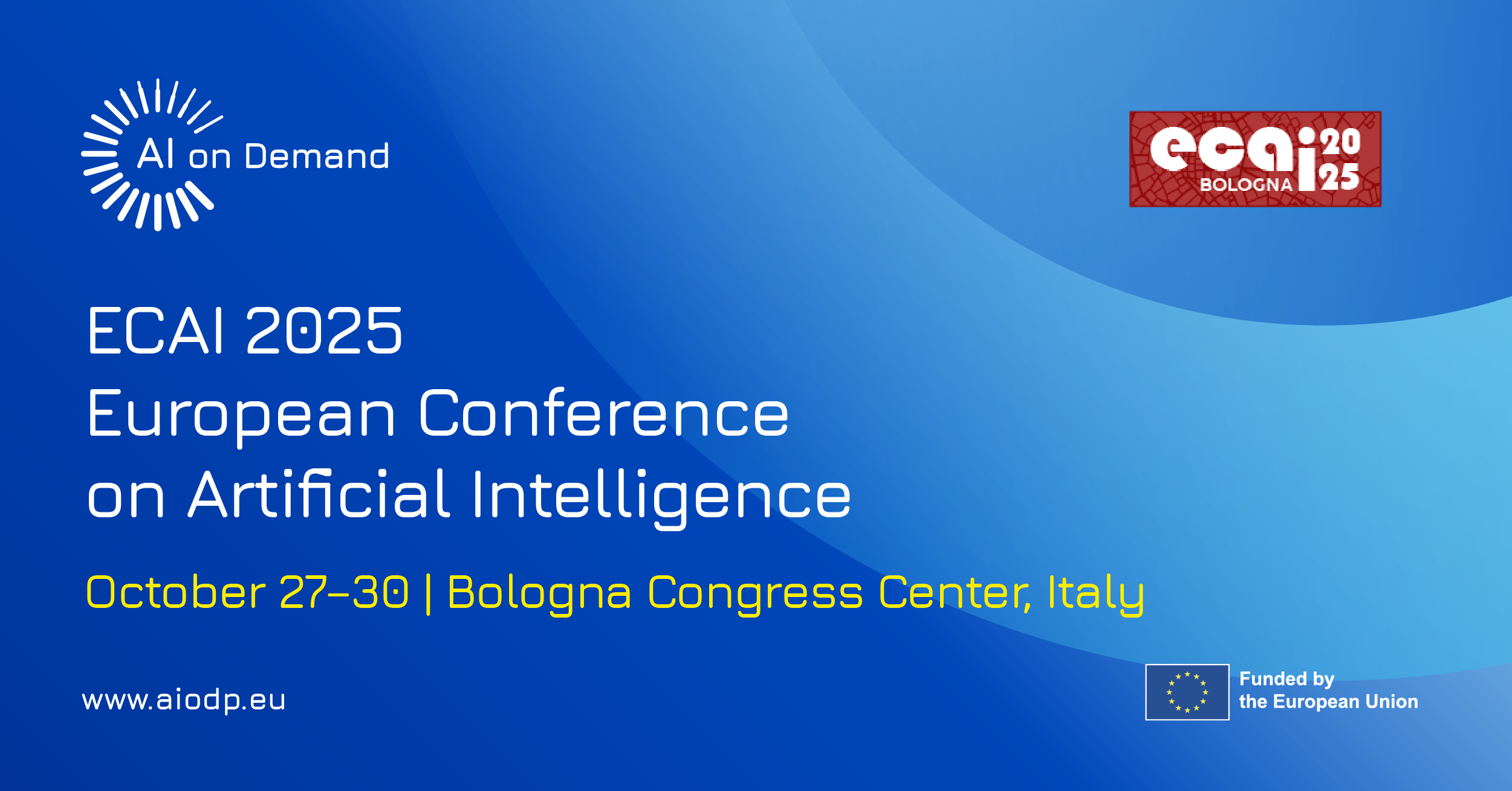 AI-on-Demand heads to ECAI 2025: meet us in Bologna