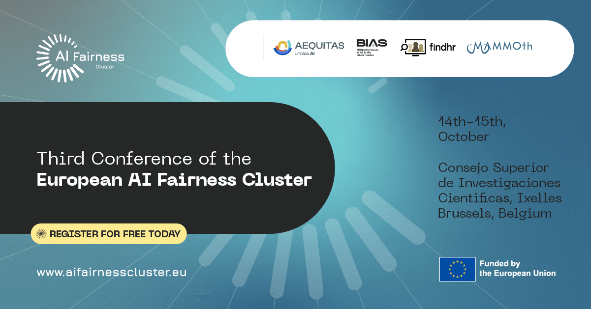 BIAS invites you to Brussels: 3rd Conference of the AI Fairness Cluster