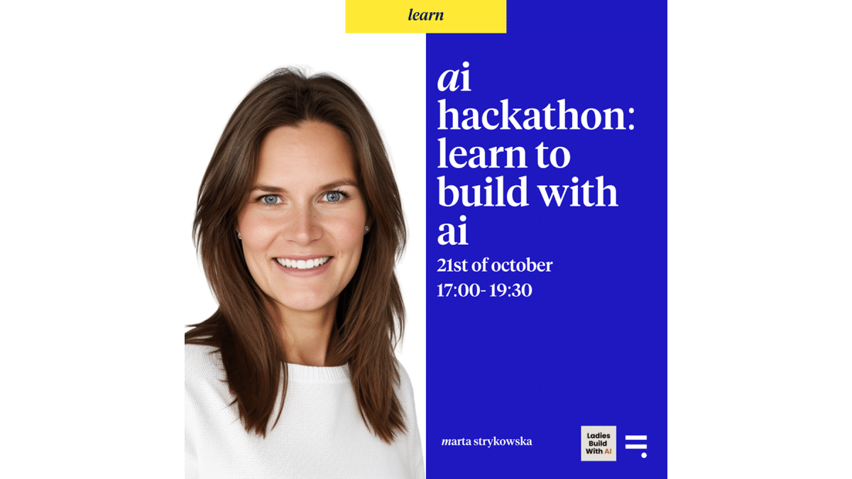 AI Hackathon: Learn to build with AI (Amsterdam)