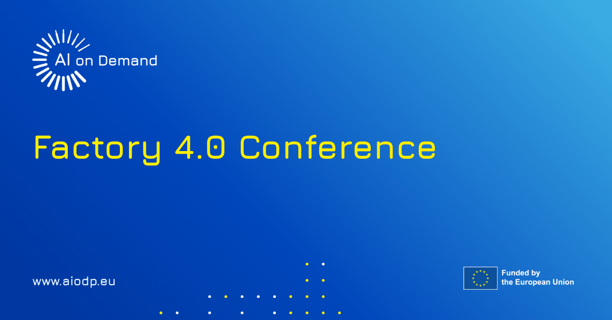AIoD at Factory 4.0 Conference